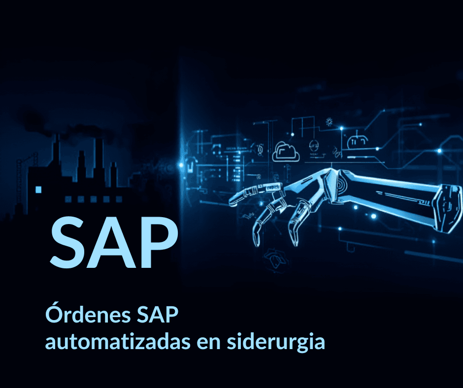 Automatización RPA SAP siderurgia Chile